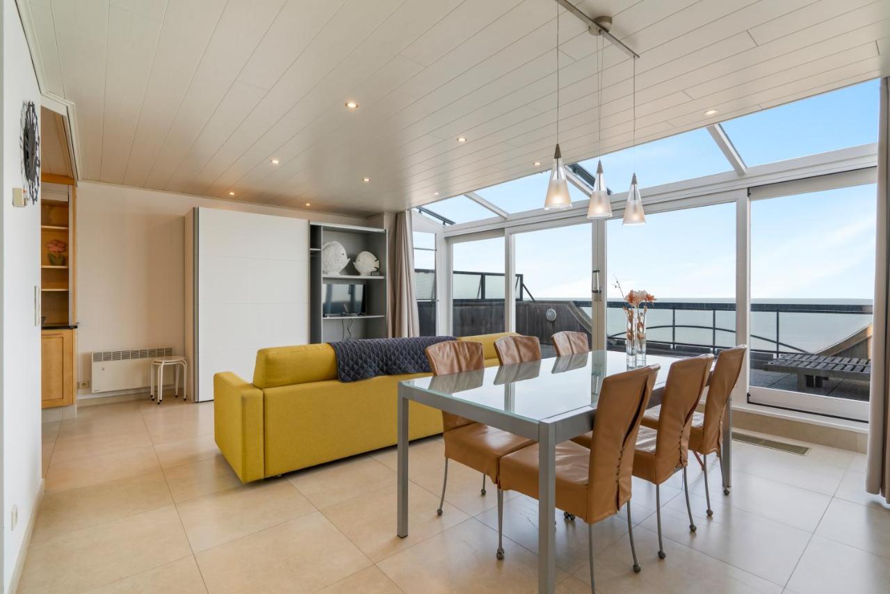 Penthouse App Met Imposant & Eindeloos Zeezicht Apartment Middelkerke Exterior photo